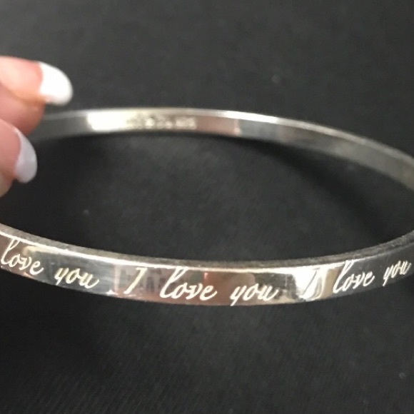 Tiffany Co I Love You Bangle Bracelet 